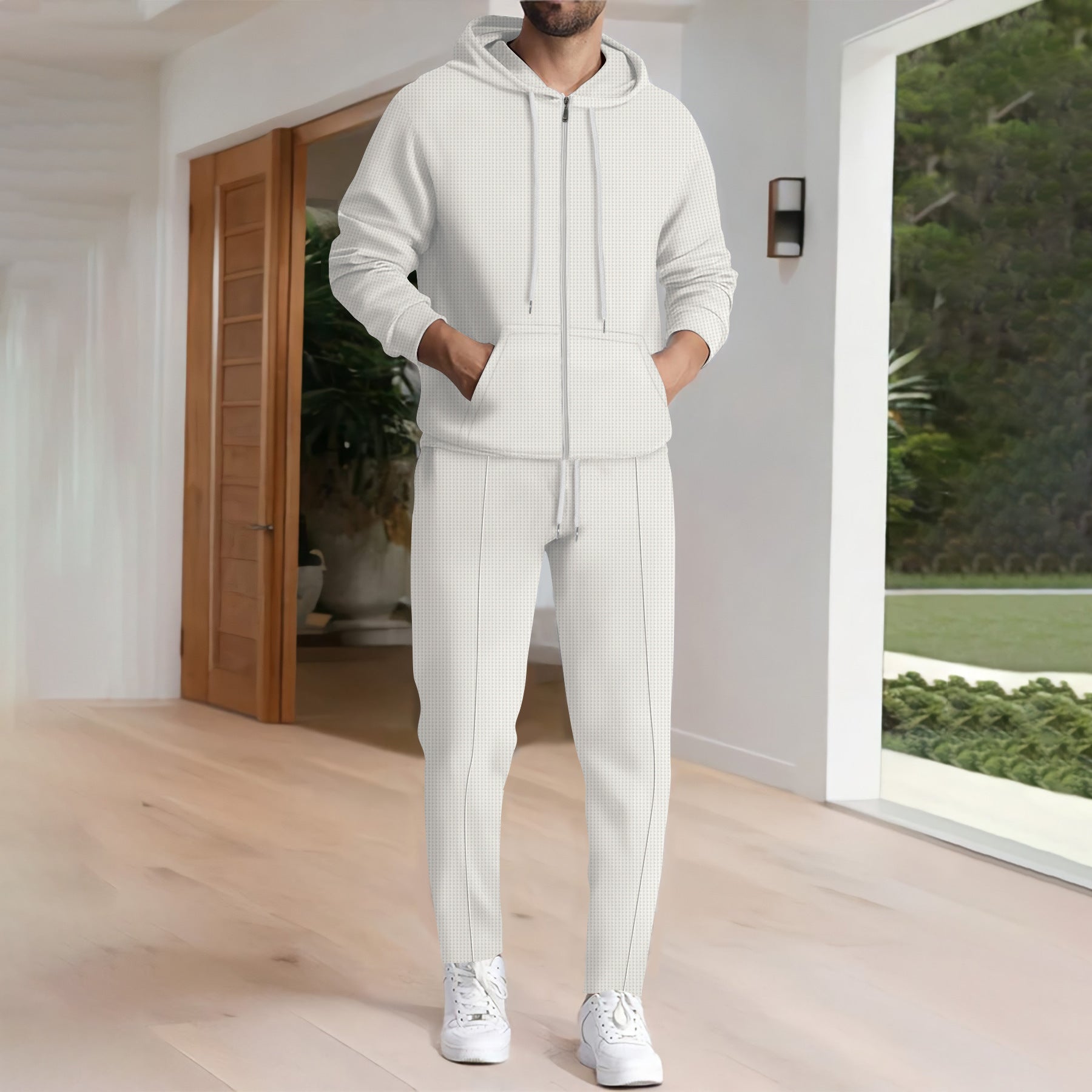 Herren Freizeit-Hoodie und Jogginghose Set mit modernem Design Krohn-e