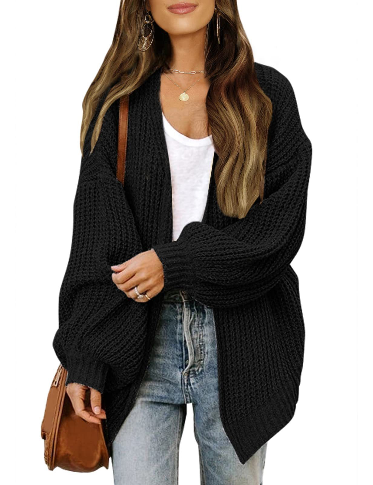 Damen lässige Strickjacke mit lockerer Passform Krohn-e