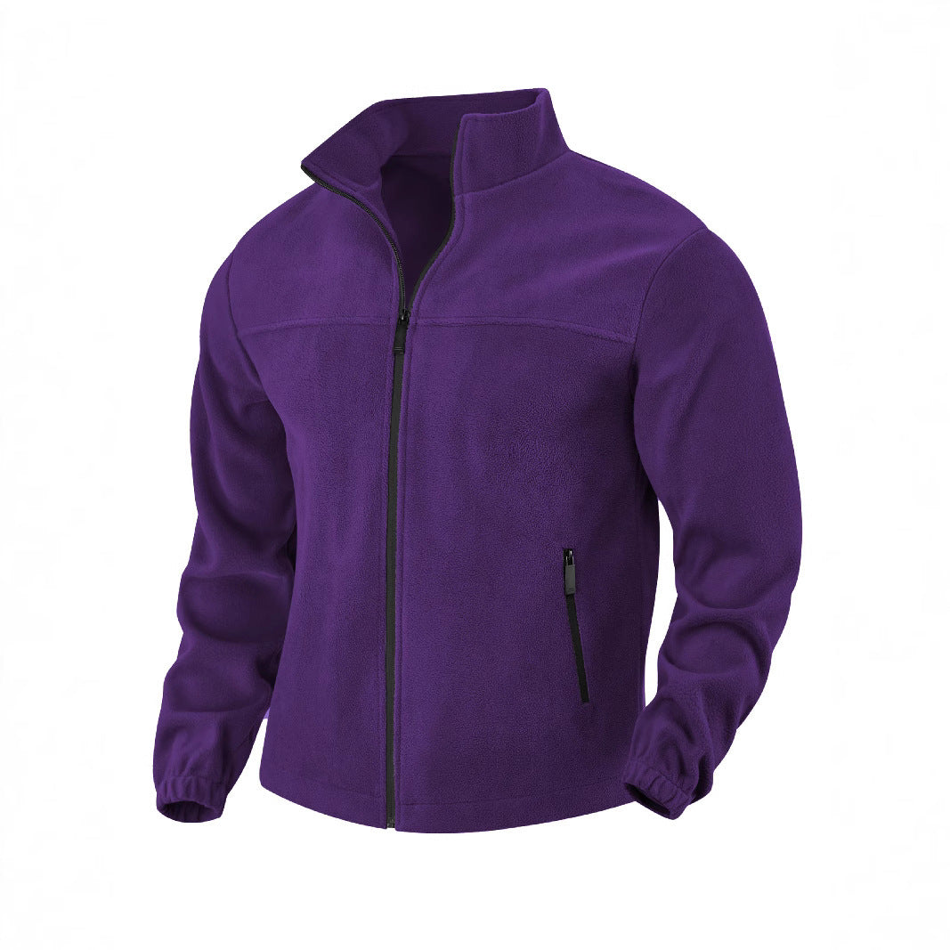Herren Fleecejacke mit hohem Kragen Krohn-e