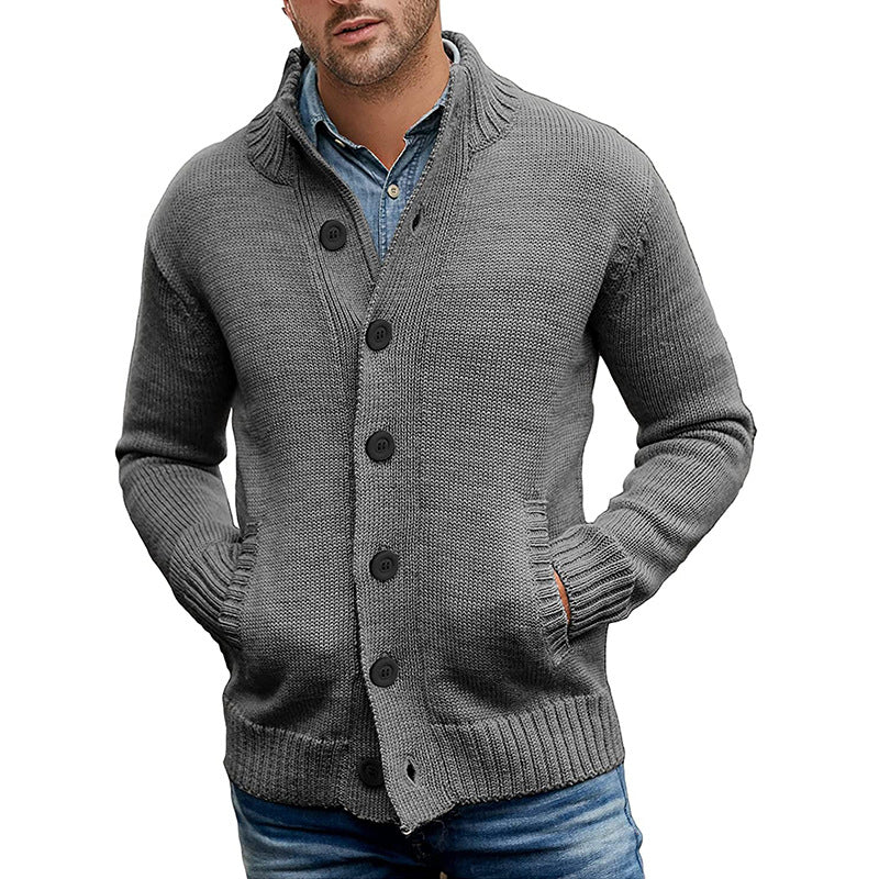 Herren Strickjacke mit modernem Design und praktischen Taschen Krohn-e