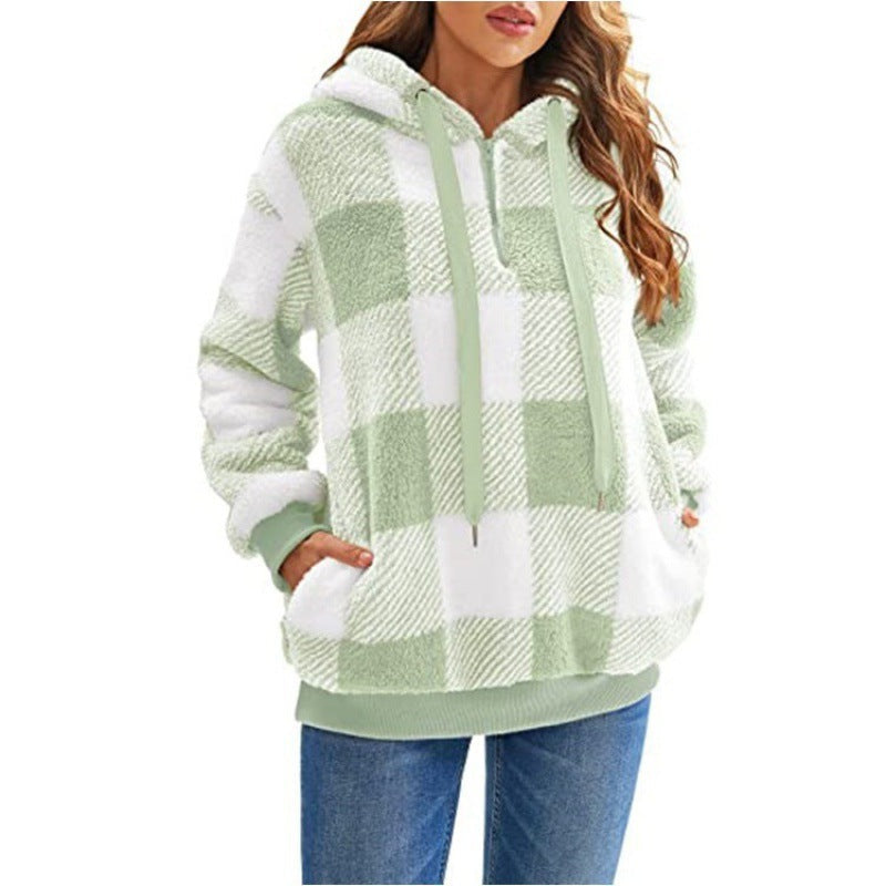 Damen kuschelige Fleece-Hoodie Krohn-e