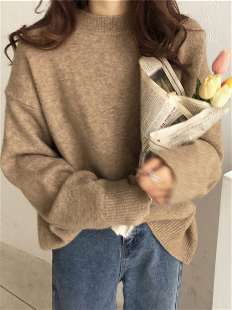 Damen Oversized Strickpullover mit weichem Material und lässigem Schnitt Krohn-e