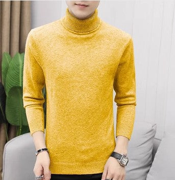 Herren eleganter Rollkragenpullover aus feiner Merinowolle Krohn-e