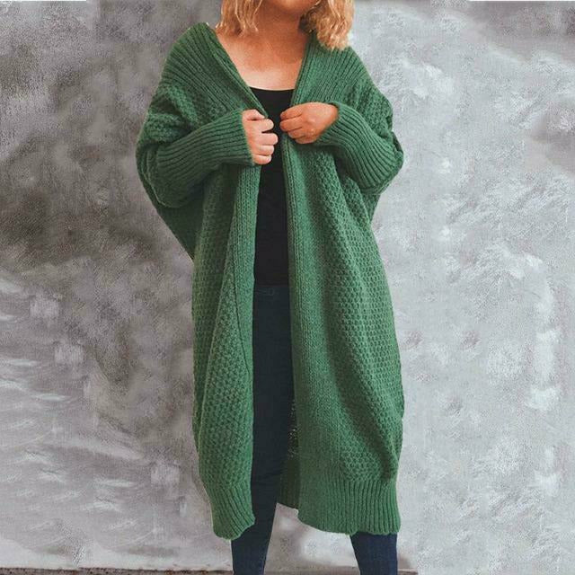 Krohn-e | Solide Lange Strickjacke