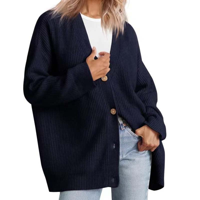 Krohn-e | Klassische Strick-Strickjacke für Alltag
