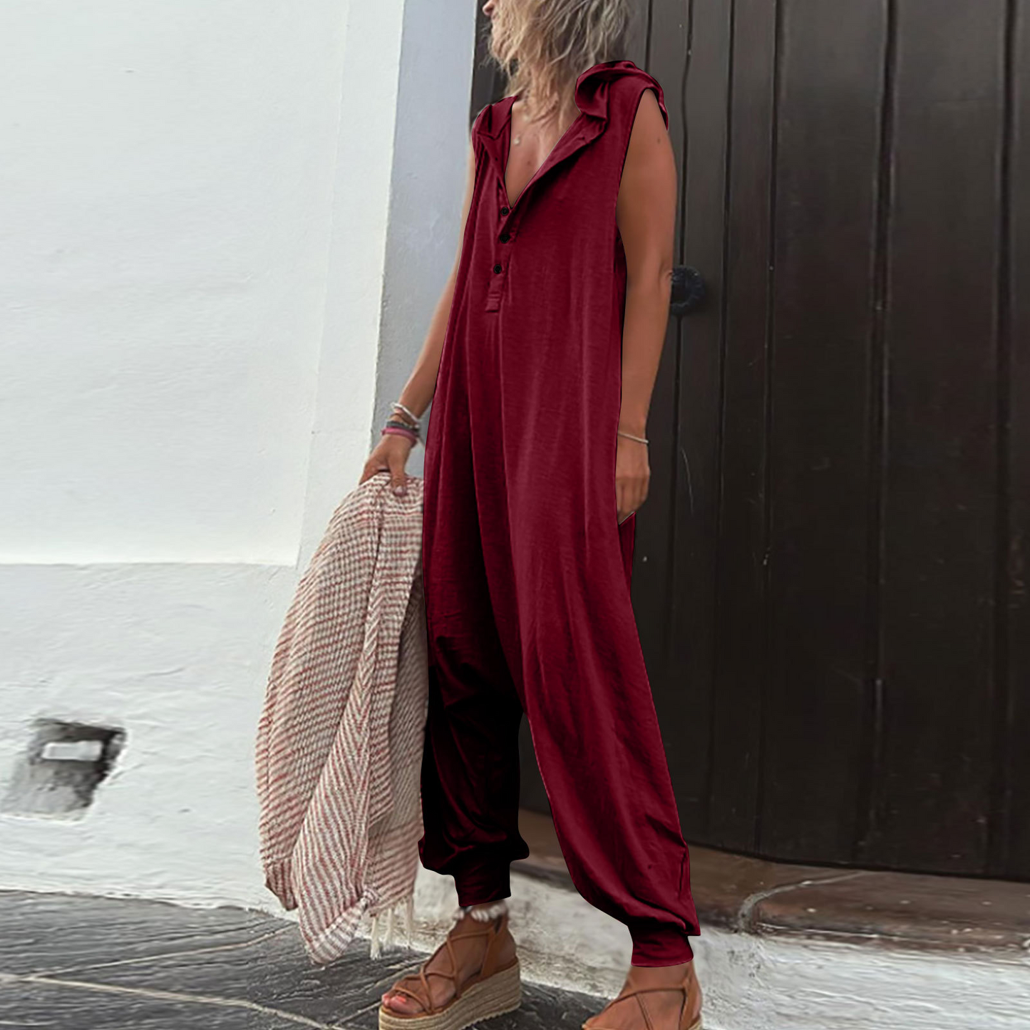 ANAH Boho Summer Jumpsuit