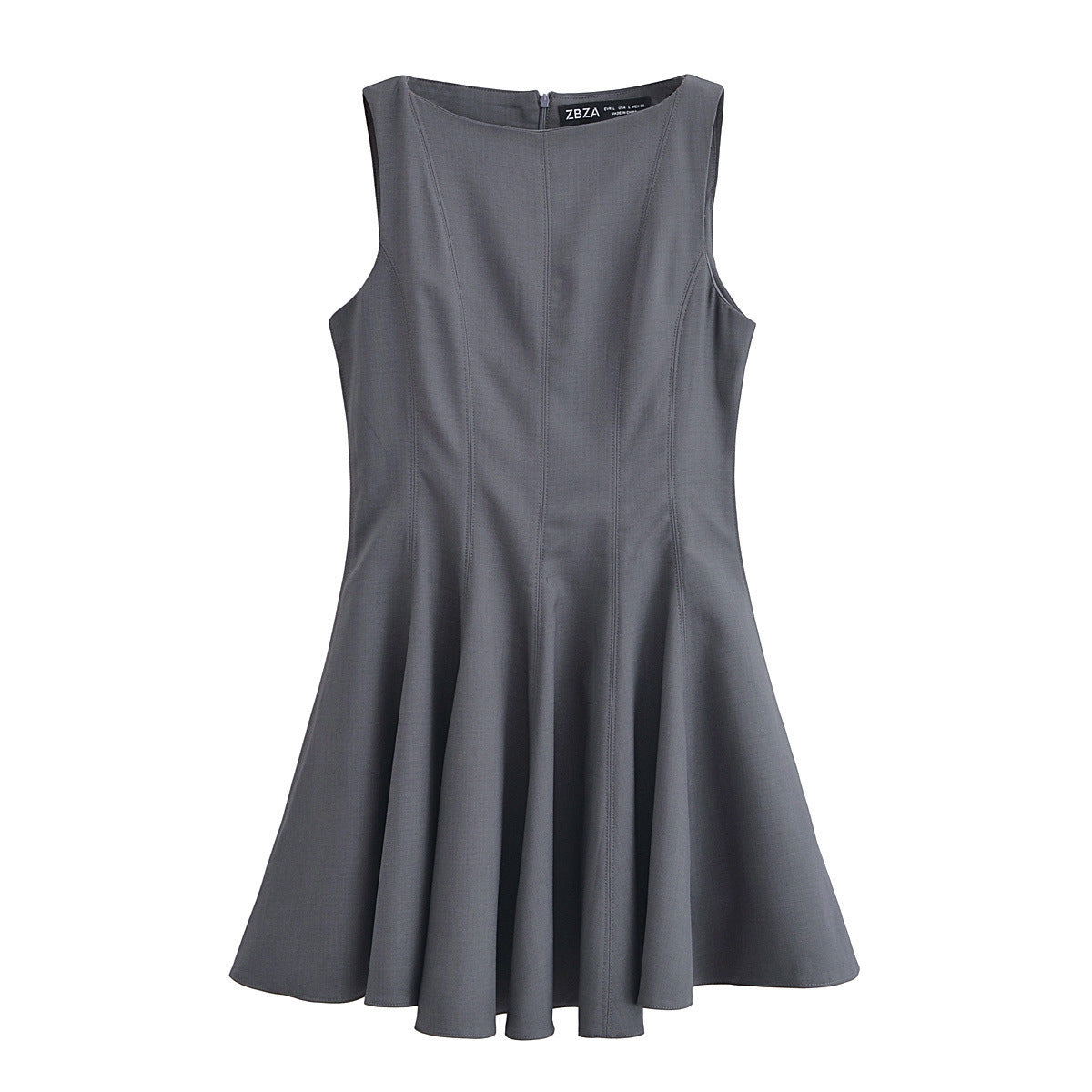 Elegantes Falten-Midi-Sommerkleid von Fudus