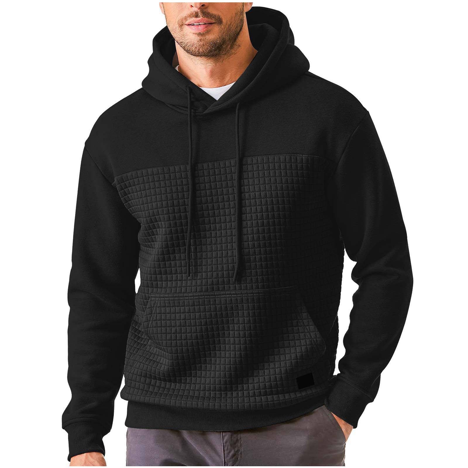 Herren Kapuzenpullover mit strukturiertem Obermaterial Krohn-e