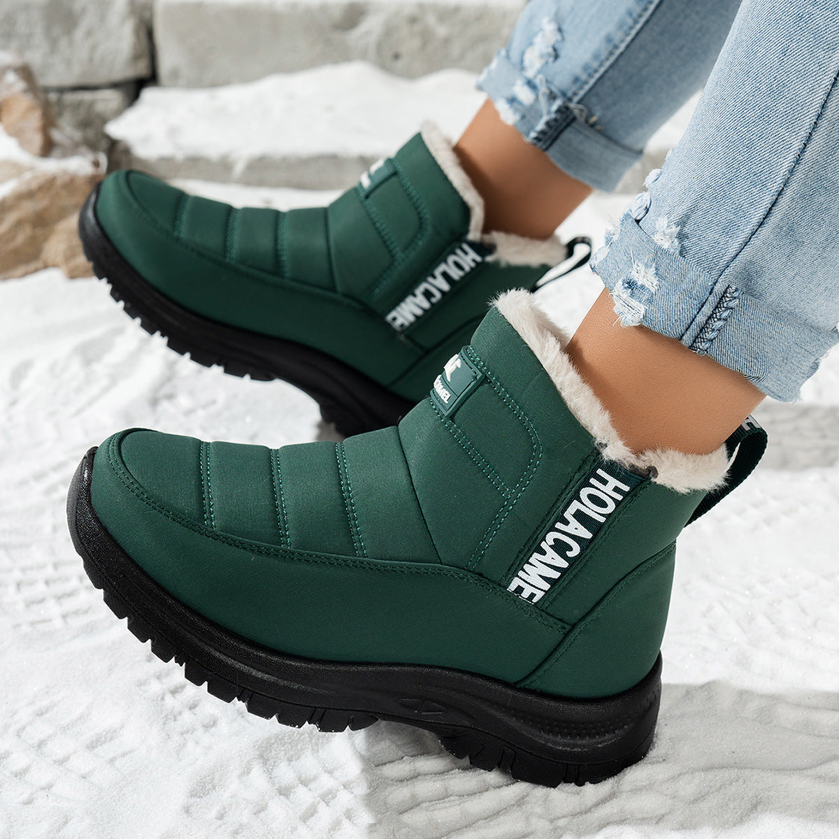 Damen Winterstiefel mit warmem Futter Krohn-e