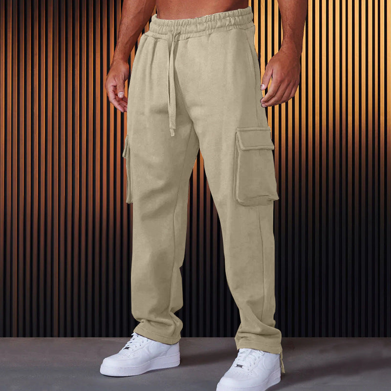 Herren Cargo-Jogginghose mit verstellbarem Bund und praktischen Seitentaschen Krohn-e