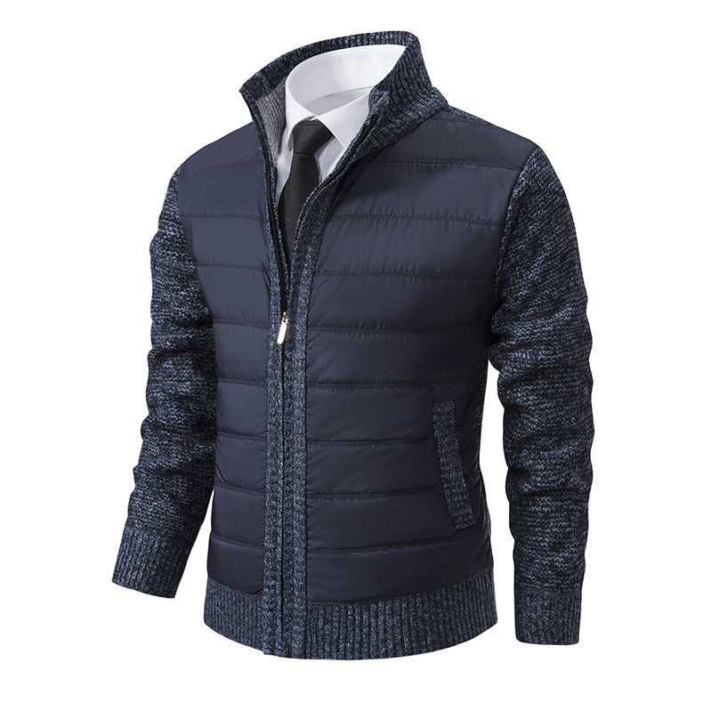 Herren Übergangsjacke mit hochabschließendem Kragen und atmungsaktiven Einsätzen Krohn-e