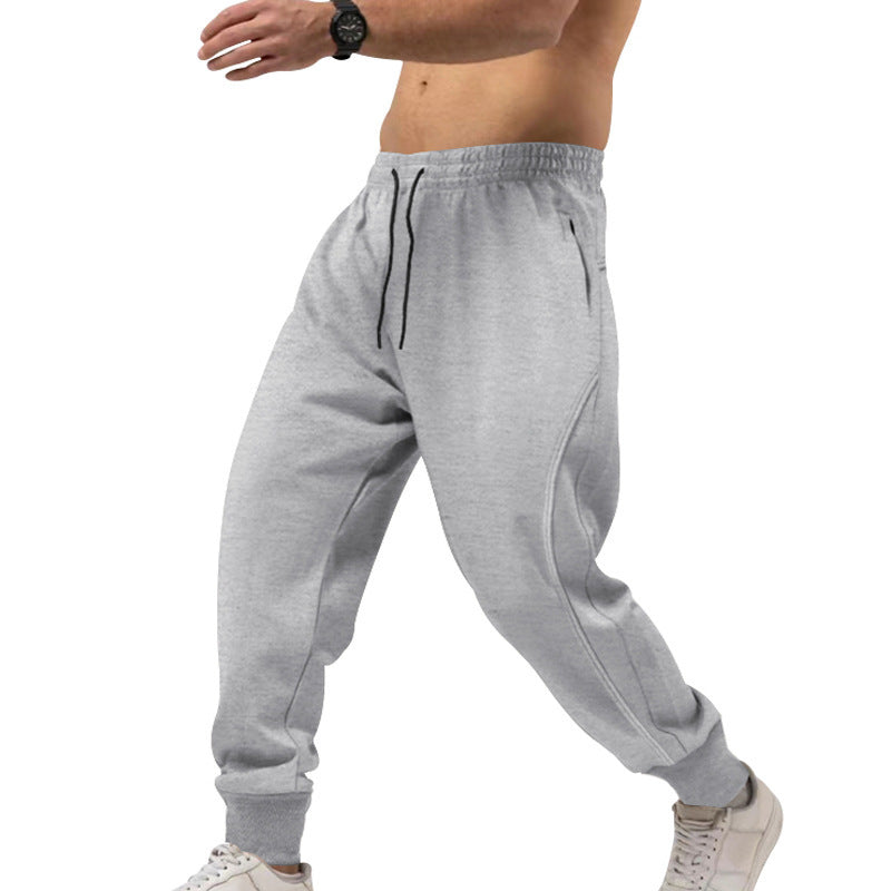 Herren sportliche Jogginghose mit elastischem Bund und Taschen Krohn-e