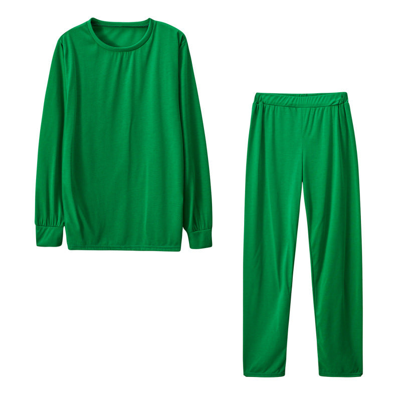 Damen Langarm Schlafanzug Set mit elastischen Hosen Krohn-e