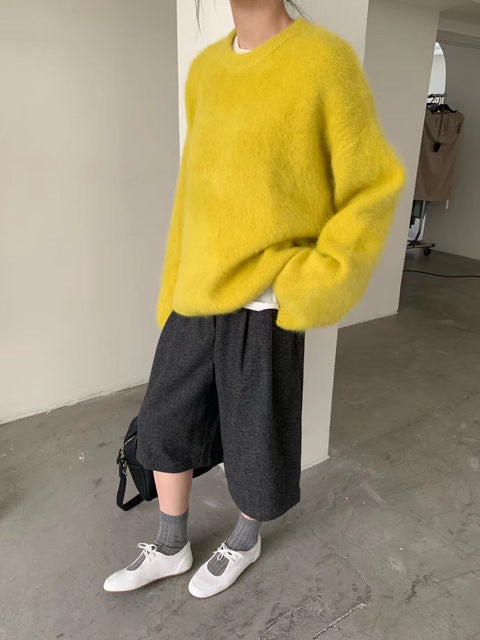 Damen kuscheliger Pullover mit Boxy-Schnitt Krohn-e