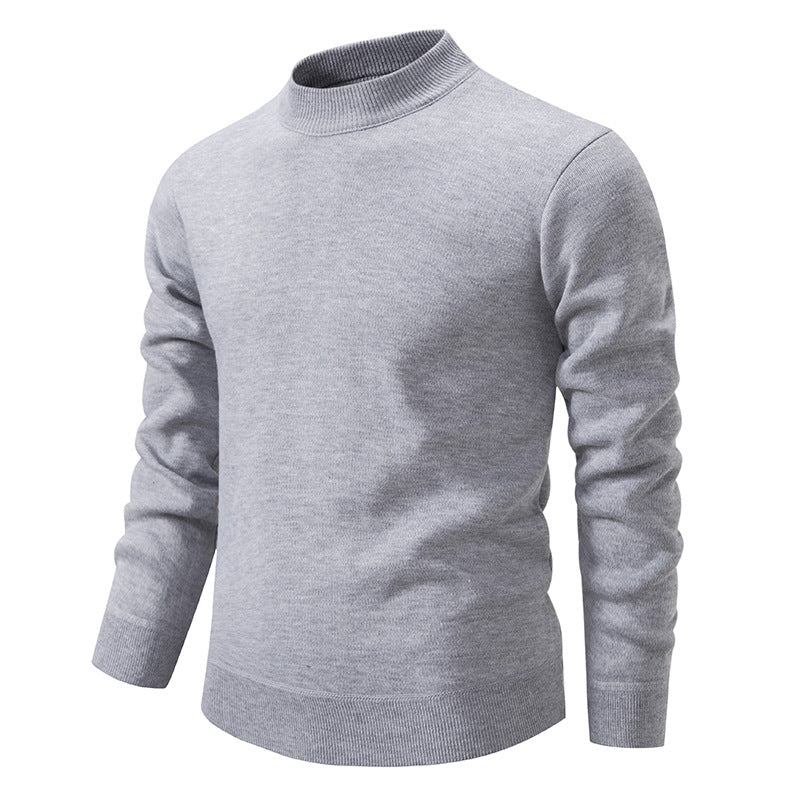 Herren Hochwertiger Strickpullover mit modernem Stehkragen Krohn-e