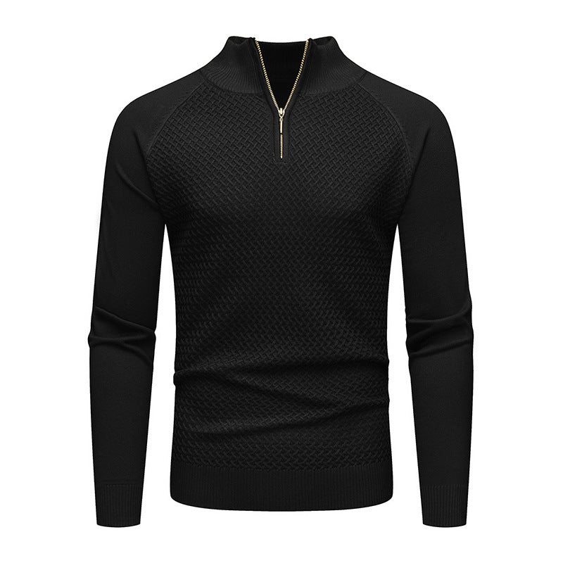 Herren Strickpullover mit Reißverschluss Krohn-e