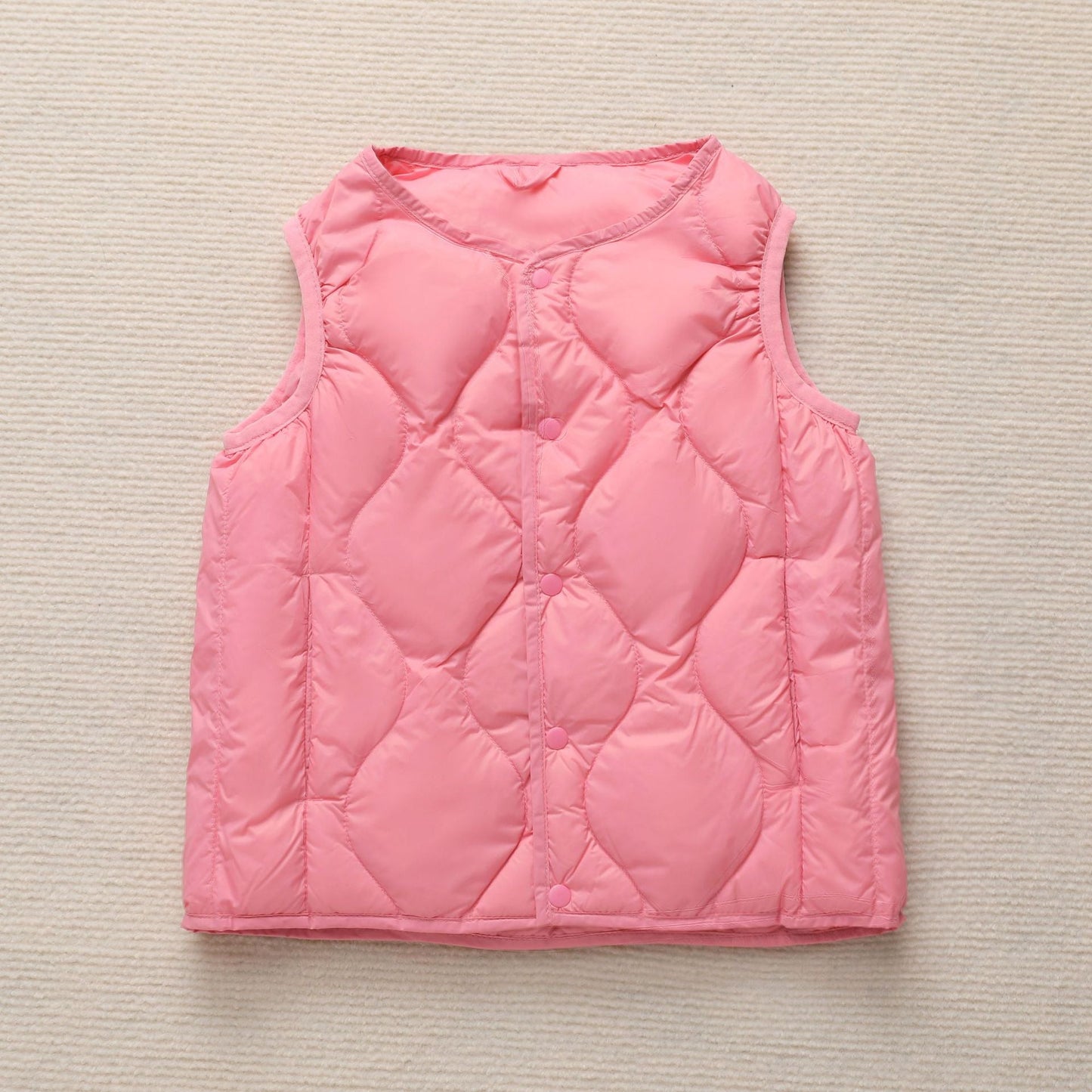 Damen Steppweste mit stylischem Quiltmuster und funktionalen Druckknöpfen Krohn-e