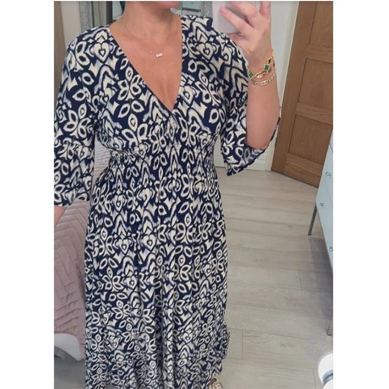 Lockeres, langes Strandkleid von Fudus für entspannten Urlaub