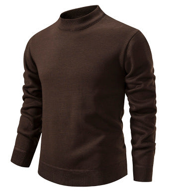 Herren Hochwertiger Strickpullover mit modernem Stehkragen Krohn-e