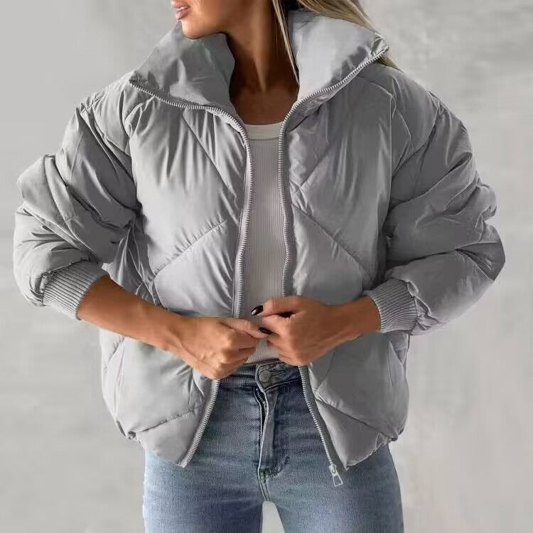 Damen Wärmeisolierte Steppjacke mit hohem Kragen und elastischen Bündchen Krohn-e