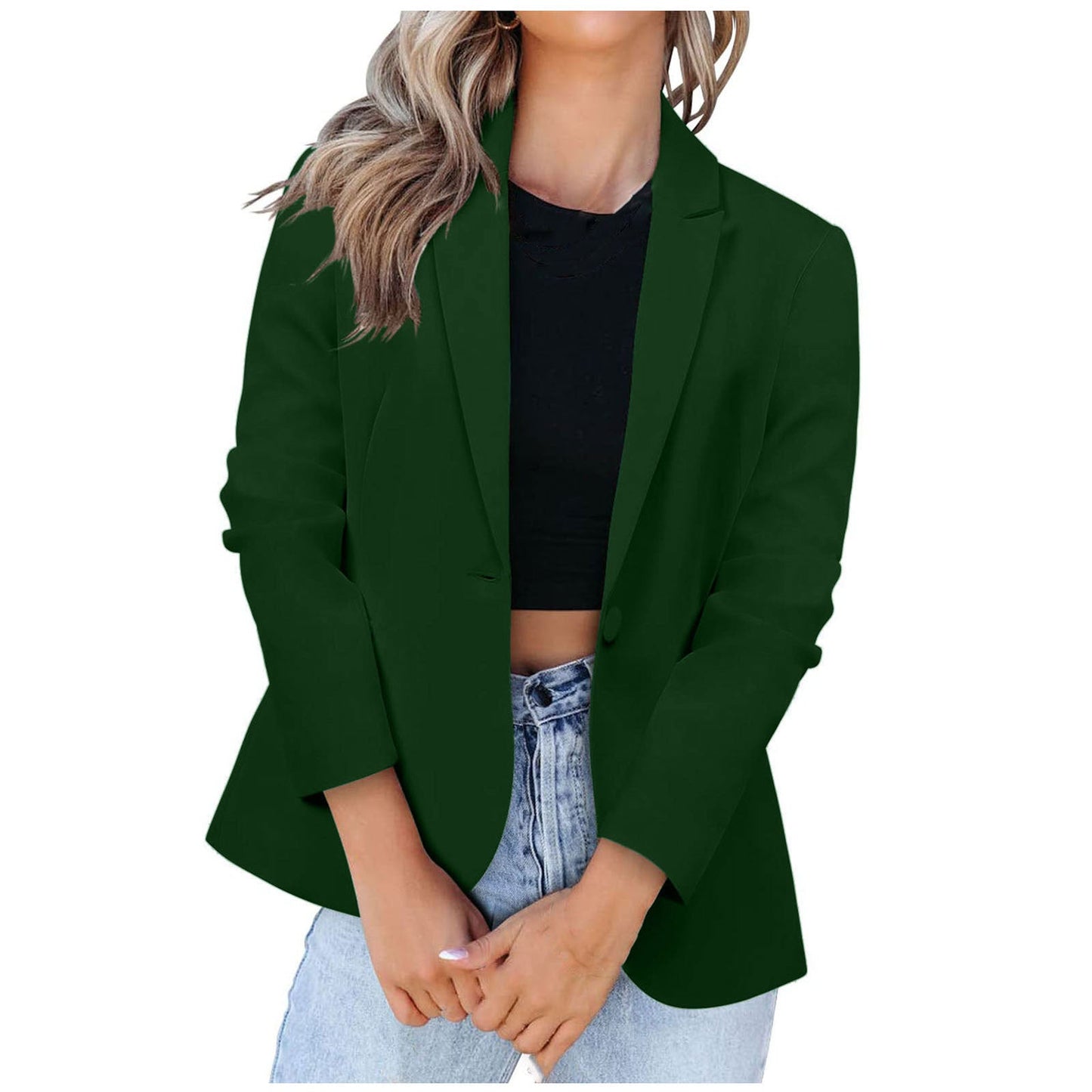 Damen Eleganter Blazer mit modernem Schnitt und praktischen Taschen Krohn-e