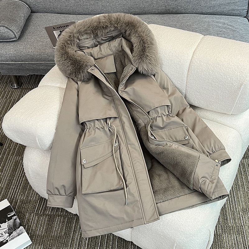 Damen Modischer Winterparka mit kuscheligem Innenfutter und praktischen Taschen Krohn-e