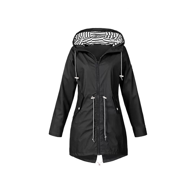 Krohn-e | Kapuze Winddichte Regenjacke Langarm