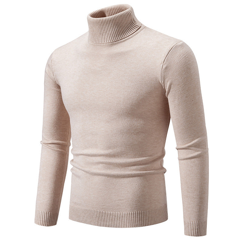 Herren eleganter Rollkragenpullover aus feiner Baumwolle Krohn-e