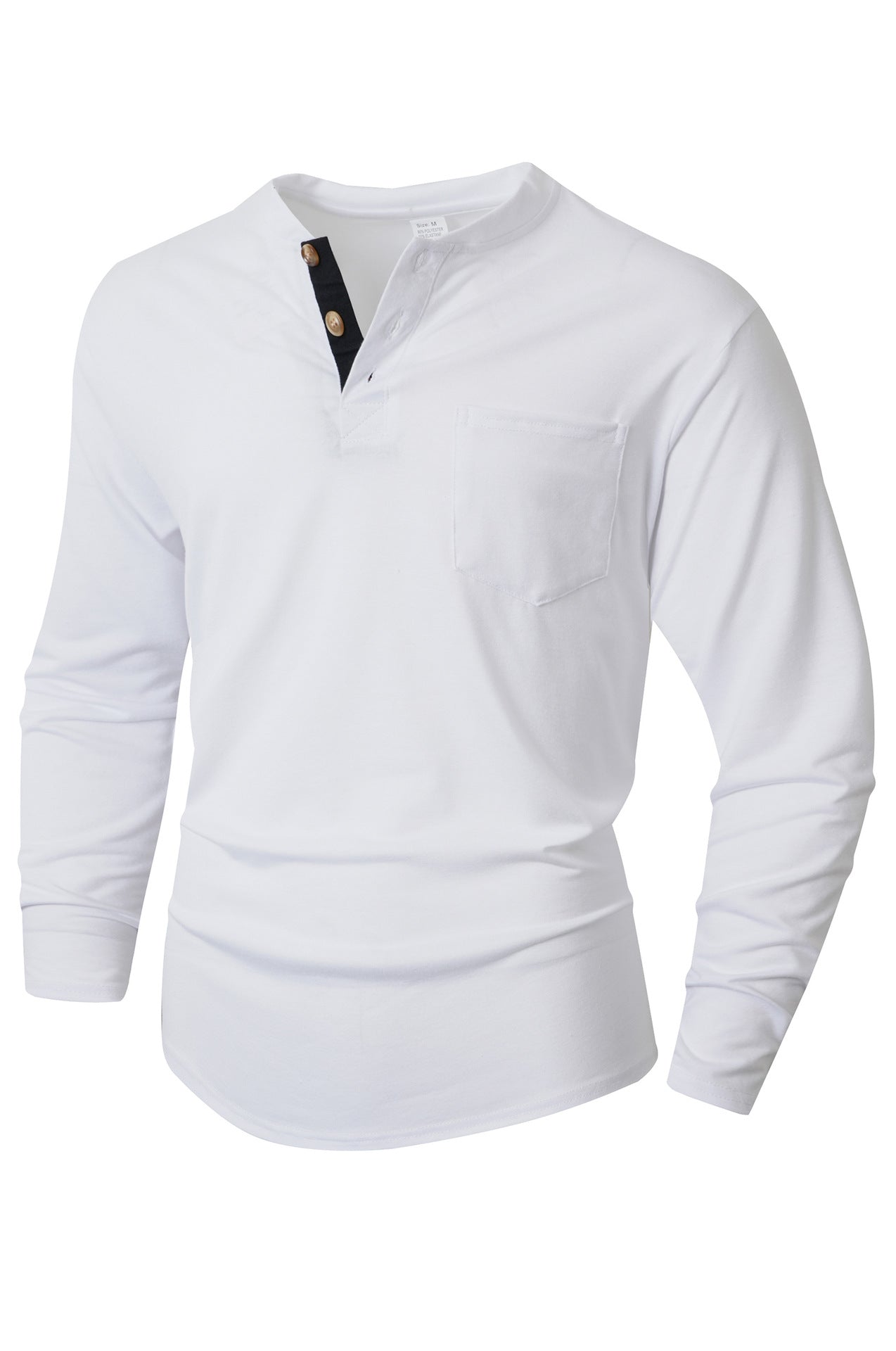 Herren langärmliges Henley-Shirt Krohn-e