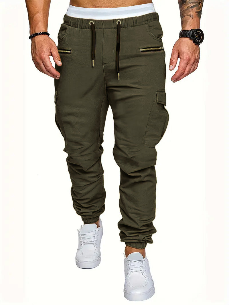 Herren Cargo-Jogginghose mit elastischem Bund und praktischen Reißverschlusstaschen Krohn-e