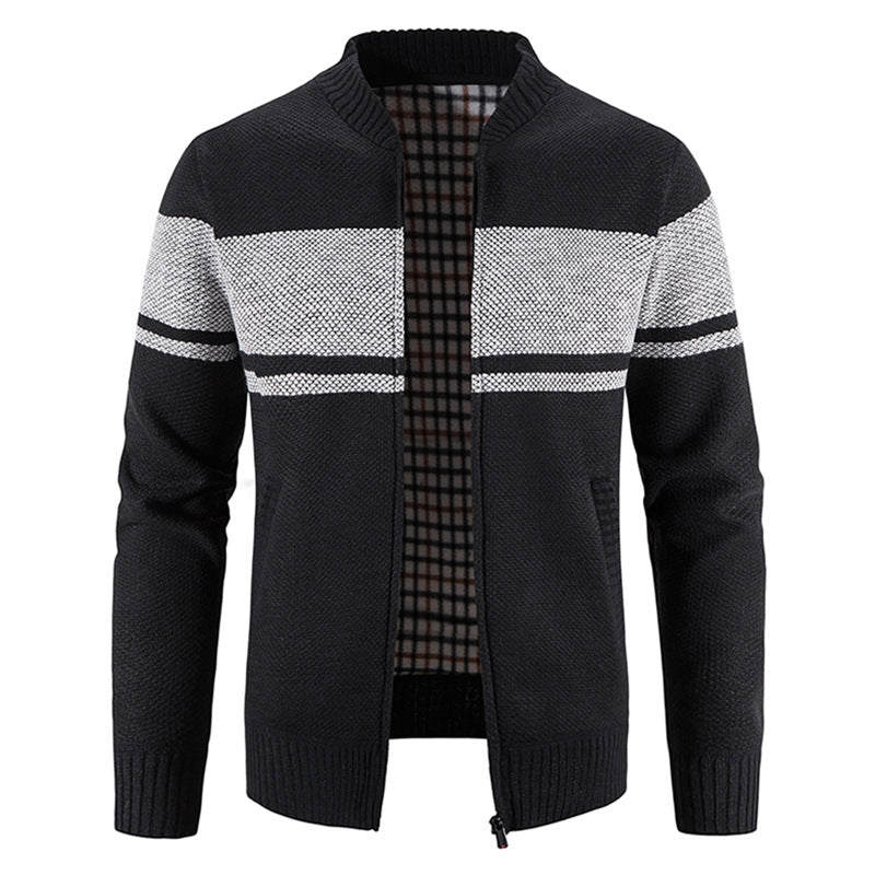 Herren modische Strickjacke mit strukturiertem Design Krohn-e