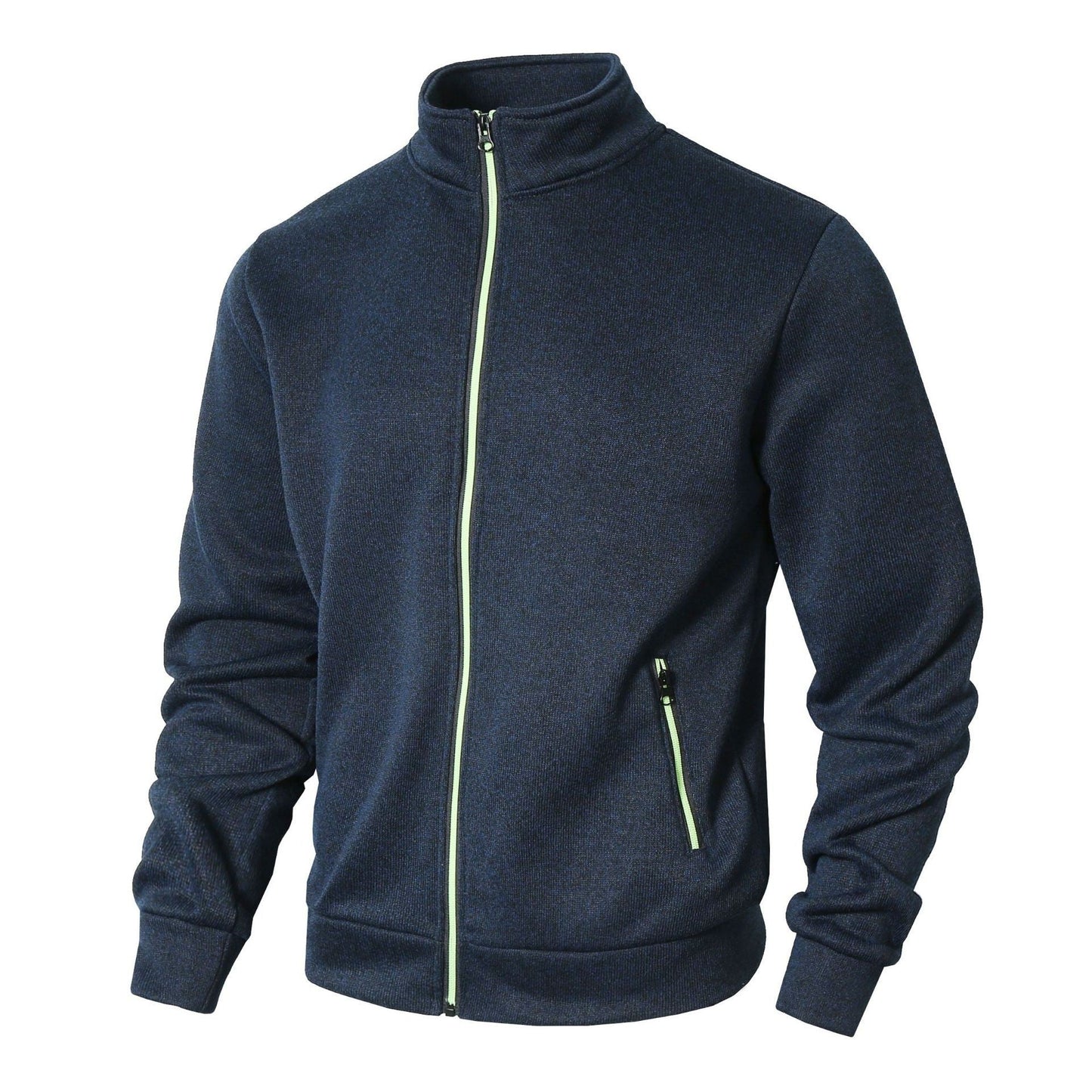 Herren Fleecejacke mit hohem Kragen und Reißverschluss Krohn-e