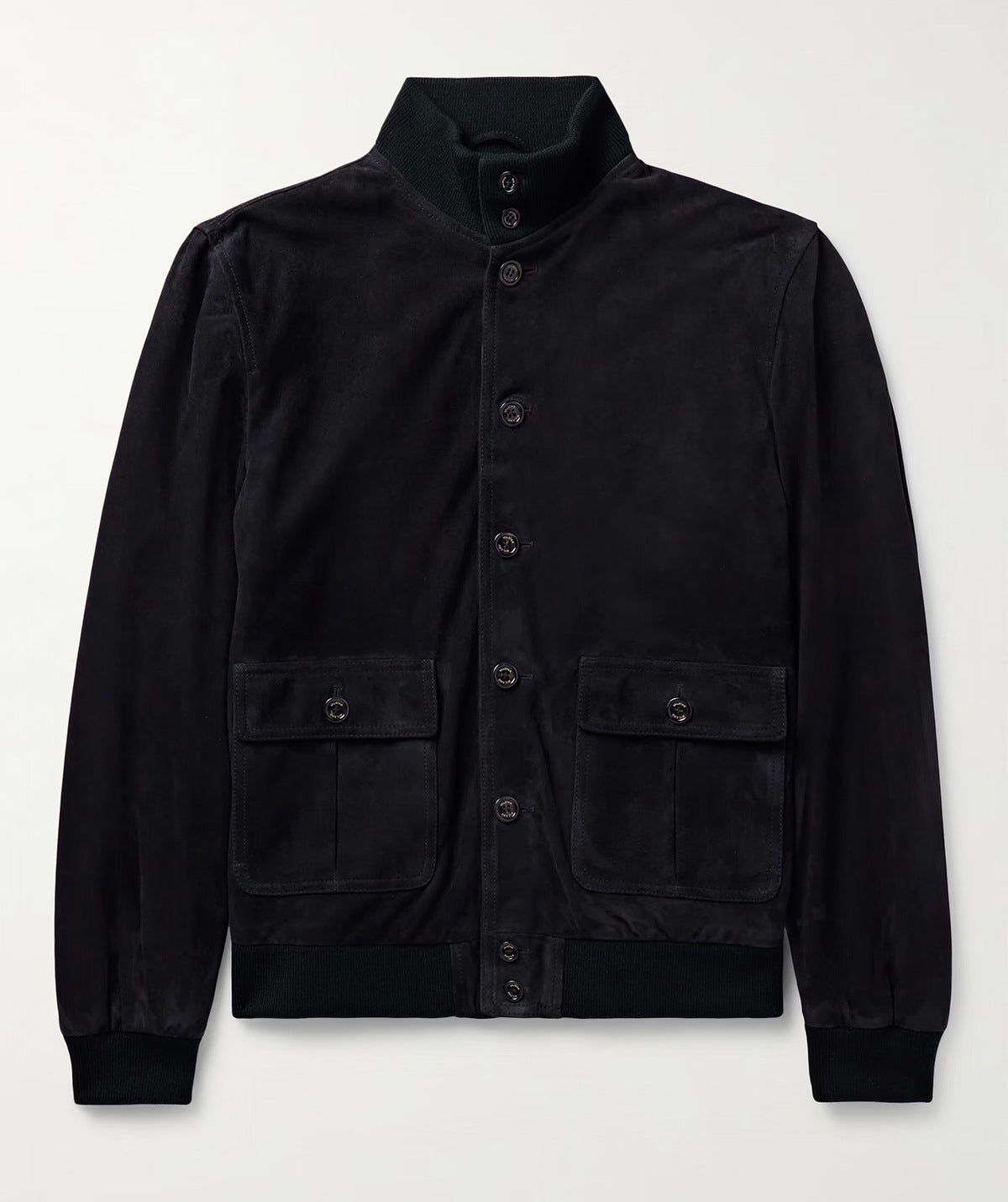 Herren modische Wildlederjacke mit strukturiertem Design Krohn-e