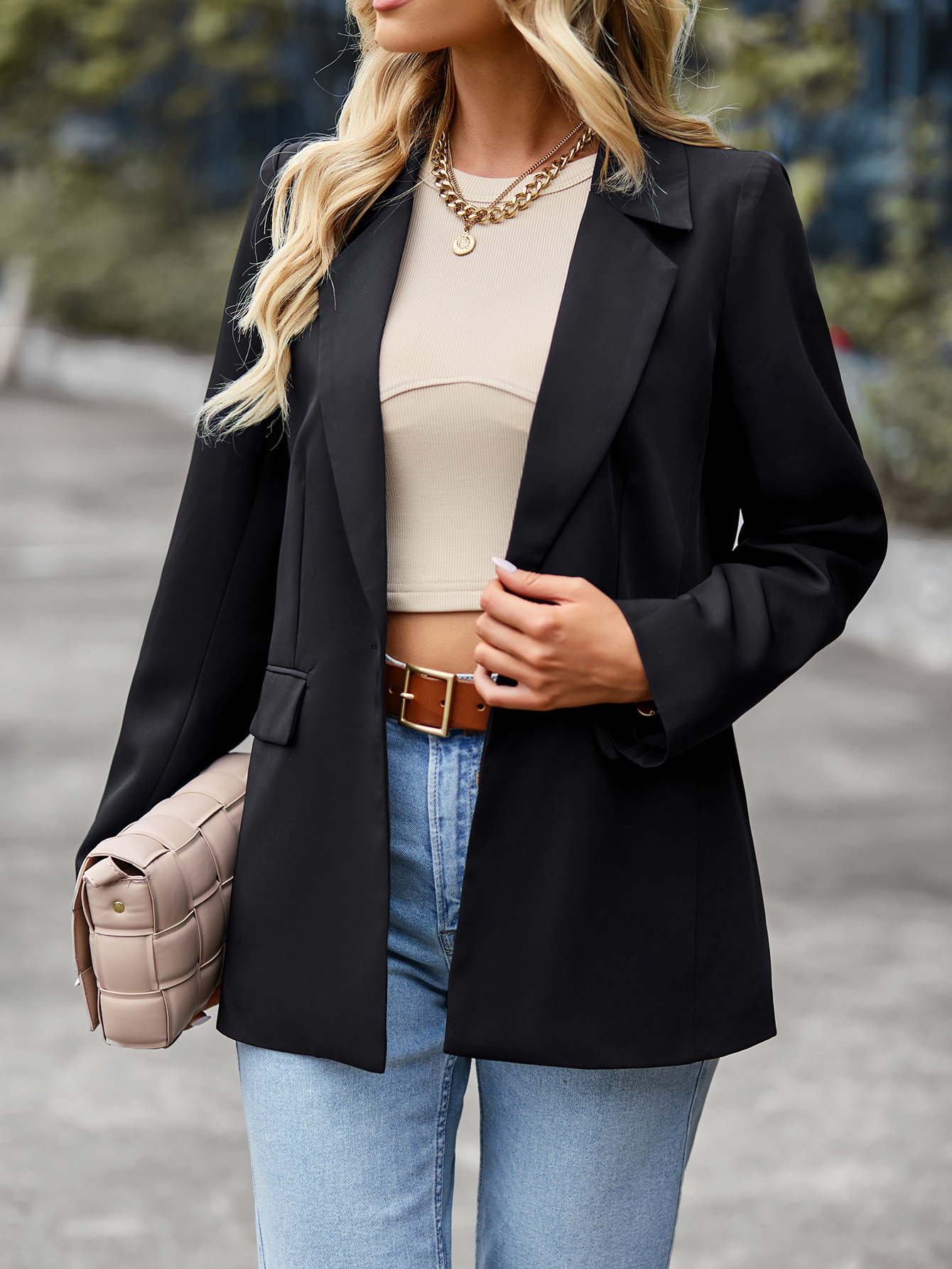 Krohn-e | Damen Casual Blazer für Herbst und Winter!