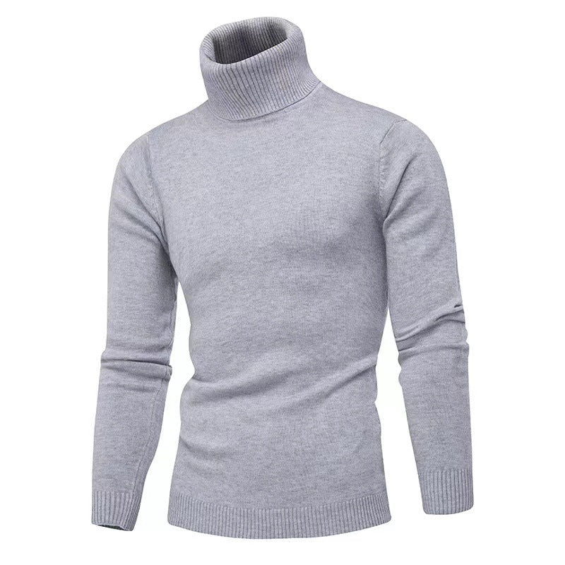 Herren Strickpullover mit hohem Kragen Krohn-e