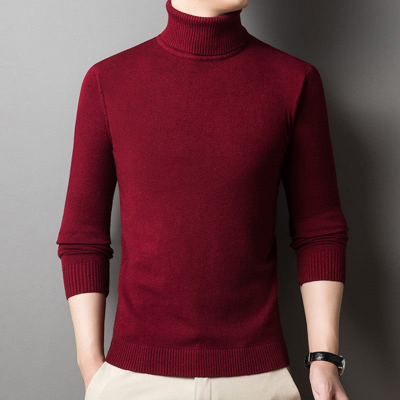 Herren figurbetonter Pullover mit Rollkragen Krohn-e