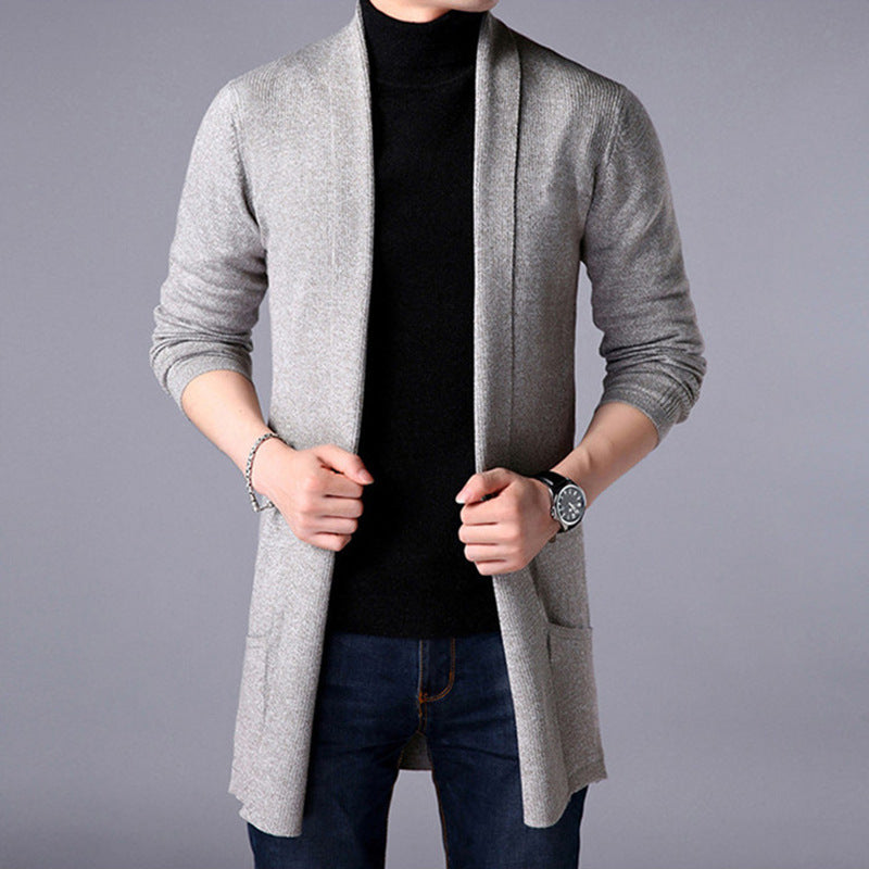 Herren Strickjacke mit offenem Schnitt und praktischem Taschen Krohn-e