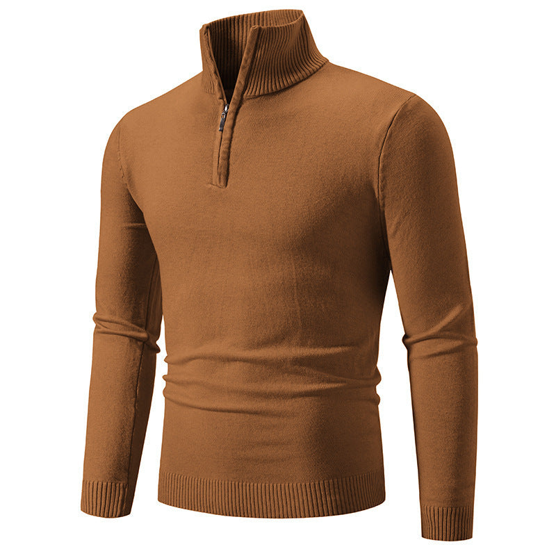 Herren modischer Pullover mit kurzem Reißverschluss Krohn-e