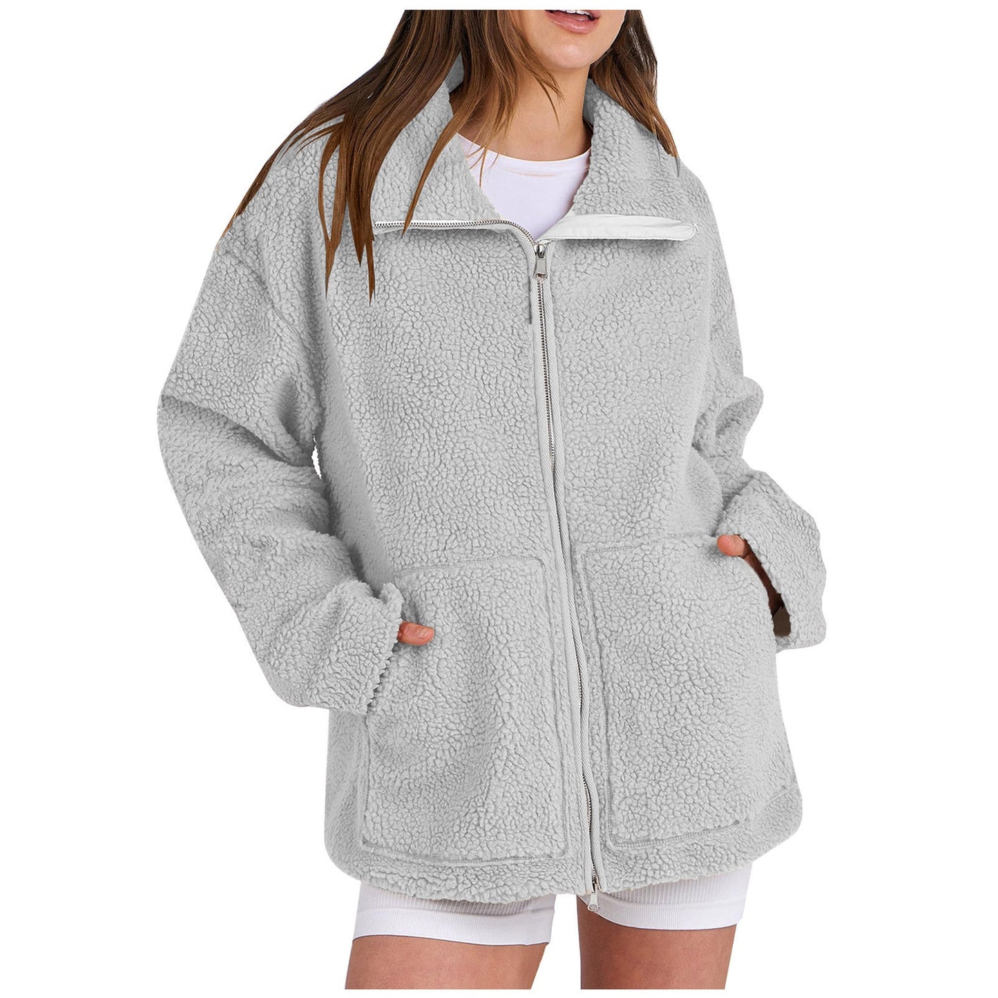 Damen Gemütlicher Fleece-Hoodie Krohn-e