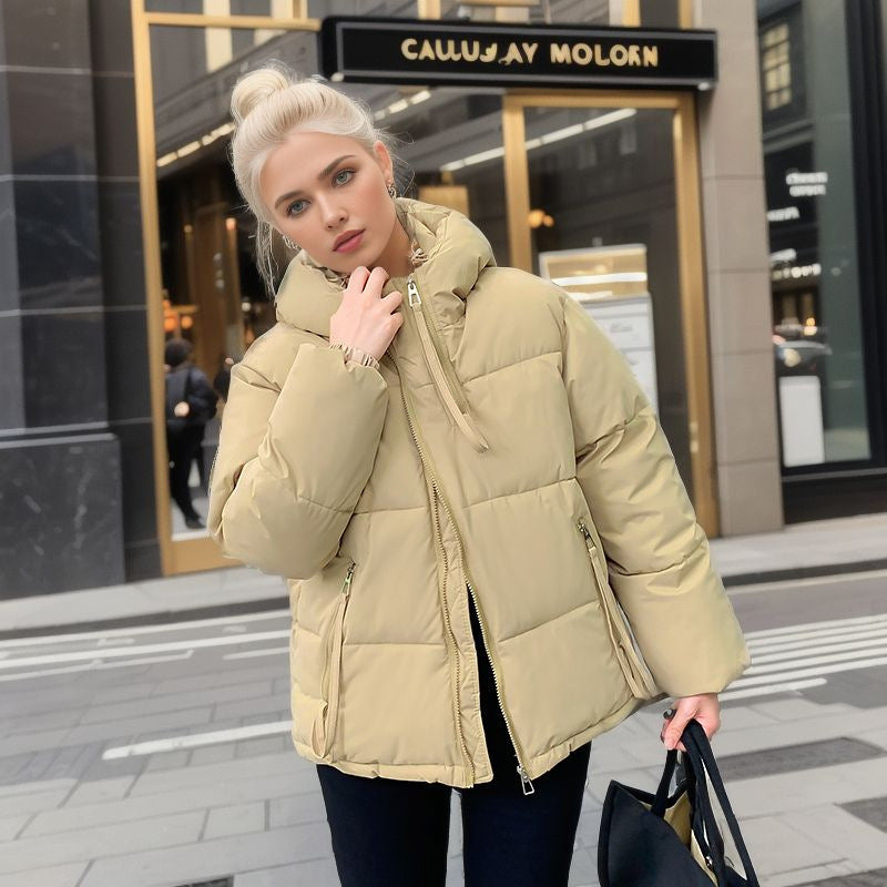 Damen modische Pufferjacke mit verstellbarer Kapuze und dicken Isolierungen Krohn-e