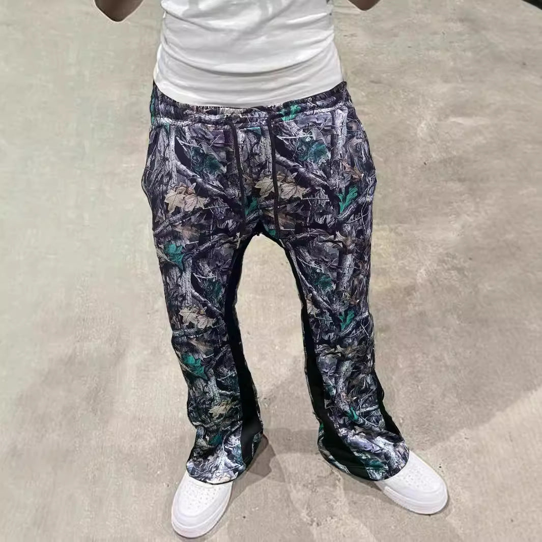 Herren Freizeithose mit innovativem Camouflage-Muster und elastischem Bund Krohn-e