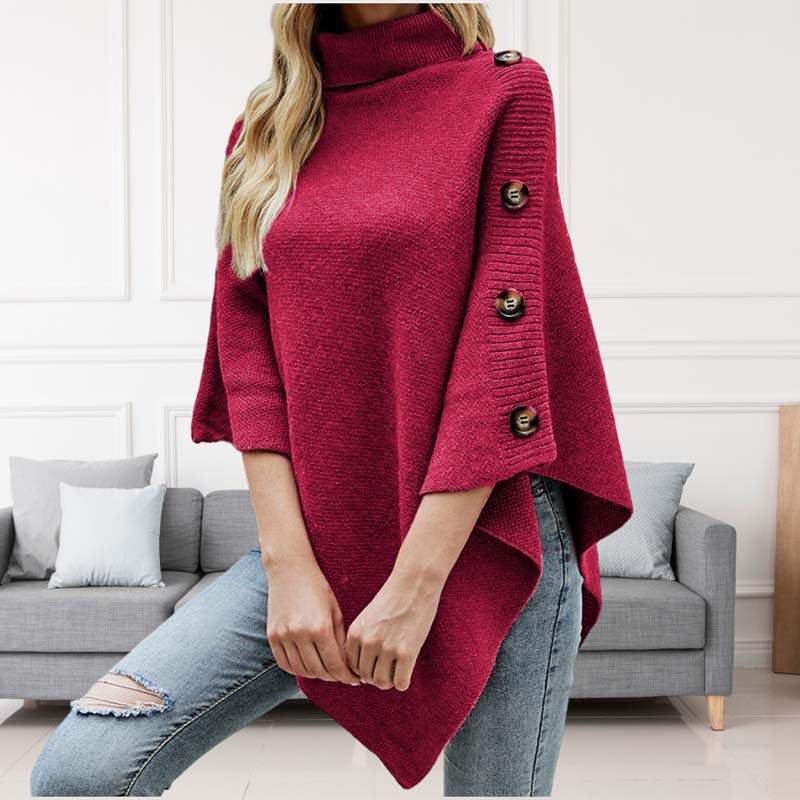Krohn-e | Einfarbiger Strickpullover Für Elegante Outfits