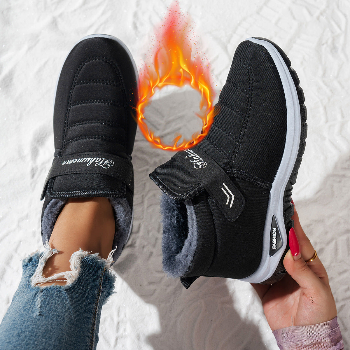 Damen Fleecegefütterte Sneaker Krohn-e