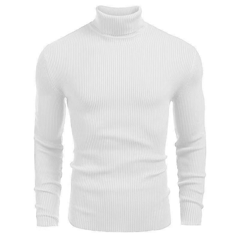 Herren Rollkragenpullover aus feiner Baumwolle mit strukturiertem Design Krohn-e
