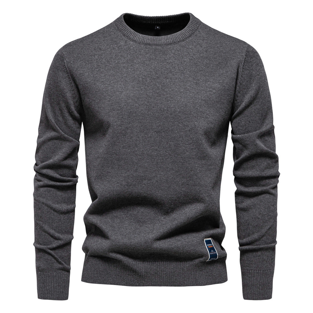 Herren Strickpullover aus hochwertiger Baumwollmischung mit angenehmer Passform Krohn-e