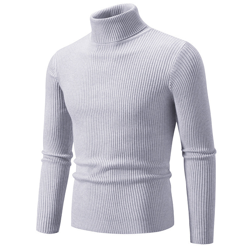 Herren feiner Rollkragenpullover aus langlebigem Strickmaterial Krohn-e