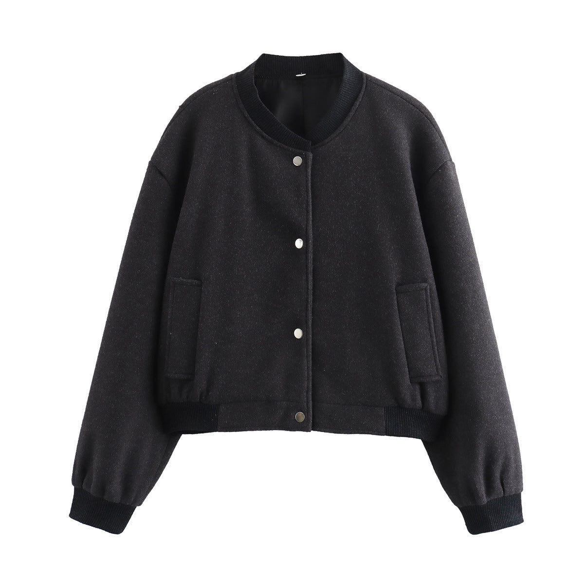 Damen Übergangsjacke mit weichem Wollmaterial und praktischen Taschen Krohn-e