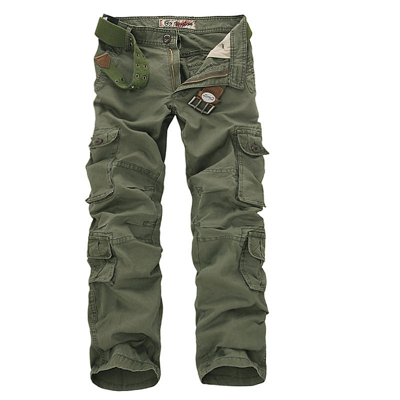 Herren Multifunktionale Cargo-Hose mit verstellbarem Bund und zahlreichen Taschen Krohn-e