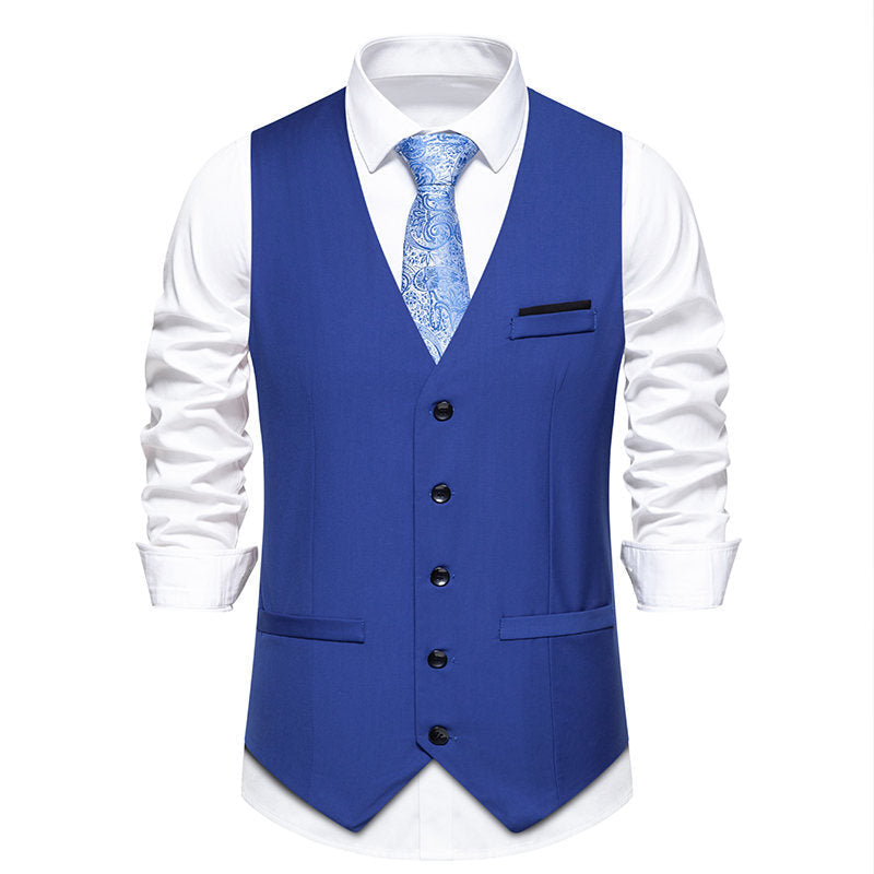 Herren elegante Anzugweste mit feiner Struktur und hochwertigem Material Krohn-e