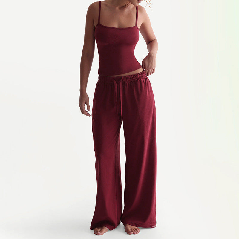 Damen Legere Lounge-Hose und Top Set Krohn-e
